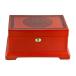 (Red) - Le Grande Jewellery Box Unique, High End Antique Wooden Jewellery Case/Holder/Organiser Impeccable Traditional Vintage Design Ideal Jewellery