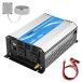GIANDEL Power Inverter Pure Sine Wave 600Watt 12V DC to 110V 120V with Remote Control Dual AC Outlets and USB Port for RV Car Solar System Emergency