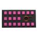 TAIHAO ̥åס Ѹ Rubber Gaming Backlit Keycaps-18 keys ͥԥ th-rubber-keycaps-neon-pink-18