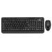 Adesso WKB-1320CB EasyTouch - Wireless Desktop Keyboard and Mouse Combo, Black