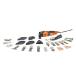 Fein Corded MM 700 Max Top Set Oscillating Multi-Tool with StarLockMax Mount and QuickIn System - 250W, 10,000-19,500 OPM - 72296861090