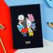 BT21 тент грамм жесткий чехол Note [ Корея канцелярские принадлежности ][ канцелярские товары ][ симпатичный ][ пуленепробиваемый подросток .] [ официальный ]