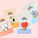 BT21 A4 L знак папка LITTLE BUDDY [ Корея ][ канцелярские принадлежности ][ канцелярские товары ][ пуленепробиваемый подросток .][BTS][ симпатичный ][ официальный ]