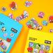 BT21embo хлопья стикер BTS пуленепробиваемый подросток . официальный наклейка симпатичный Корея 