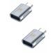 �y2�Z�b�g�zRoiCiel  USB A to USB C �ϊ��A�_�v�^ �A���~�j�E�������� USB Type C �ϊ� �A�_�v�^ �f���o�� USB 3.1 �ő�5Gbps �����f�[�^�]�� OTG�Ή�