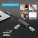 RoiCiel 2in1���C�g�j���O�C���z�� �ϊ��P�[�u�� 2�|�[�g���� (���C�g�j���O�[�d�W���b�N + Lightning�I�[�f�B�I�W���b�N) �����ʘb ���y�Đ� �[�d���Ȃ��� �֘A�摜1