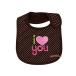  baby bib ( чай цвет *I love you)