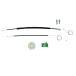 BWR683 Window Regulator Repair Kit Front Right Door for Peu.ge.ot ¹͢