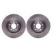 2X Front Left Right Disc Brake Rotor Replacement HZGEBTECH For A ¹͢
