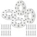 ���¹�͢���ʡ�VIOHI 4pcs 15mm Thick 14x1.5 5Lug Wheel Spacers (Silver) Compati