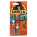 Gorilla ( Gorilla ) мощный мгновенно схватывающийся клей гель 3 грамм ввод камера 2 шт прозрачный (1 упаковка )