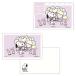  Snoopy Be yourself лиловый [ Mini сообщение карта комплект ] Mini сообщение карта :55×85mm 1 рисунок 4 листов * конверт :60×90mm 1 рисунок 4 листов акционерное общество Япония отверстие Mark 