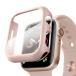 Apple Watch Series4/Series5/6 44mm åץ륦å4/5/6 Сե PET Ķ ݸ Ѿ׷ PC б (44mm, ԥ󥯴ͭե)Բ