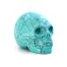  ornament turquoise green Skull crystal .. skull skeleton Power Stone Halo we n