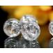 パワーストーン　バラ売り　水晶　クラック水晶　爆裂水晶　6mm玉　クラック水晶　1玉　天然石　粒売り　バラ売り　天然石