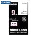 �J�V�I CASIO XR-9WE (����) �l�[�������h�p�e�[�v�J�[�g���b�W �S���^�C�v 9mm (1��)