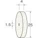  дракон ta-F6504 колесо type фетр полировка колесо type ширина (mm)25 высота (mm)4 (1 пакет )