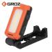 GROZ заряжающийся маленький размер складной LED рабочее освещение COB 600lm с магнитом .(1 шт ) номер товара :LED398