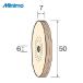  Mini ta-Minimo NA6551 хлопок полировка колесо отделка для φ50 (2 штук ) (1Pk)