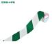  Япония зеленый 10 знак полоса рисунок лента ( отражающий модель ) зеленый / белый TR3-F 90mm ширина ×10m закрытый для (1 шт ) номер товара :256306