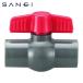 SANEI три . вентиль VXH62-10-ZA PVC мяч клапан(лампа) полимер производства ..* сельское хозяйство для 13A (1 шт )