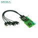 MOXA CP-134U/DB9M 4 порт RS-422/485 универсальный PCI порт DB9 соединительный кабель есть (1 шт )