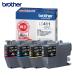 �u���U�[ brother LC411-4PK �C���N�J�[�g���b�W LC411-4PK 4�F�p�b�N (1Pk)