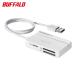 Buffalo USB3.0 многоформатное считывающее устройство для флэш-карт стандартный белый (1 шт ) BSCR100U3WH