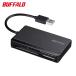  Buffalo BUFFALO USB2.0 многоформатное считывающее устройство для флэш-карт кабель место хранения модель черный (1 шт ) номер товара :BSCR300U2BK