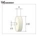 na краб si53907 колесо type фетр полировка 10 штук твердый φ22×5× дыра φ3 (1Pk)