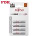 FDK Fujitsu никель вода элемент перезаряжаемая батарея одиночный 4 (4 шт. входит ) (1Pk) HR-4UTC(4B)