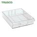 Trusco TRUSCO детали кейс van rack case AW type вытаскивание внутренний размер 223X265XH56 прозрачный (1 шт ) AW-2
