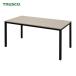  Trusco TRUSCOmi-ting стол W1500xD750 белый натуральный настольный X чёрный ножек (1 шт. ) MT1575NAA-BK