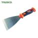 Trusco TRUSCO нержавеющая сталь Hammer шпатель TPR полимер рисунок Y type прямой лезвие 76mm (1 шт ) TDHS-7