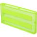 lihito magnet pocket A4 width yellow green A7392-6