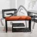  вход bench обувь подставка место хранения bench вход место хранения один местный . высота отталкивание сиденье подушка стул стул крепкий структура обувь inserting обувь полки компактный тонкий сборка простой 