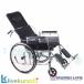 полный наклонный складной инвалидная коляска, ремень оборудован li can отдушина, портативный сетка "дышит" перевозка Cart 6 механизм регулировка возможный задний угол -4 ручной тормоз 