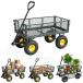  сад Cart корзина имеется тележка выдерживаемая нагрузка 250kg сталь производства многофункциональный грузовик рука скидка тележка сельское хозяйство для steel сетка Cart тележка для багажа пустой атмосферное давление шина удален возможный сетка 