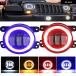¹͢ʡ 4 󥸥륢 LED LED饤 LED DRL å/֥롼 ϥ ե饤 ۥ磻 С ϥ DRL  󥰥顼 JK