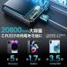 �u���C�����X�[�d�Ή��v���o�C���o�b�e���[ qi�Ή� 20800mAh 4��ރP�[�u������ 6�䓯���[�d 2.1A �y�� 194g 3WAY�[�d���@ �@���������݉� MFi�F�� PSE�F�؍� �֘A�摜4