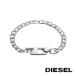 DIESEL �f�B�[�[�� DX1496040 �����Y �V���o�[ ���S �u���X���b�g �A�N�Z�T���[ �v���[���g�m�C�O���K�i�n