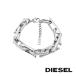 DIESEL дизель DX1577040 мужской браслет аксессуары серебряный очарование подарок [ за границей стандартный товар ]