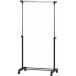  вешалка одежда место хранения примерно ширина 750mm черный steel с роликами . высота настройка возможно верх и низ эластичный труба одиночный вешалка сборка товар 