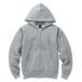  обратная сторона ворсистый полный Zip Parker L размер Heather серый 12.5oz тяжелый to хлопок . хлопок . теплоизоляция сила выдающийся для мужчин и женщин 