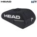  head HEAD теннис сумка * кейс Base Racquet Bag L BK основа чехол для ракетки 261205