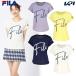 filler FILA теннис одежда женский графика футболка EL0237 2025FW