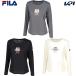  filler FILA теннис одежда женский длинный рукав графика футболка EL0248 2025FW