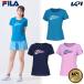  filler FILA теннис одежда женский KPI ограниченная модель графика футболка VL2991 2024FW