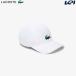  Lacoste LACOSTE теннис колпак * козырек мужской [nobak*jokobichi] передний wani Logo колпак белый RK2450-99-001 2026FW[ в тот же день отгрузка ]