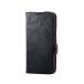  Elecom iPhone 16e soft кожанный кейс магнит есть ударопрочный стежок PM-A25SPLFYBK